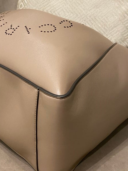 Stella Mccartney Beige Logo Tote Bag-handbag-Stella Mccartney-The Closet Egypt