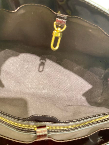 Louis Vuitton Burgundy Monogram Vernis Wilshire Tote Bag-handbag-Louis Vuitton-The Closet Egypt