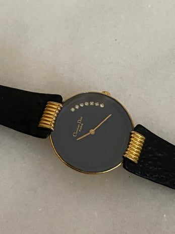 Christian Dior Gold 7 Diamond Watch-Watch-Christian Dior-The Closet Egypt