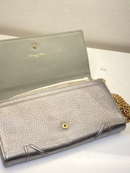 Christian Dior Silver Diorama WOC-Wallet Chain-Christian Dior-The Closet Egypt