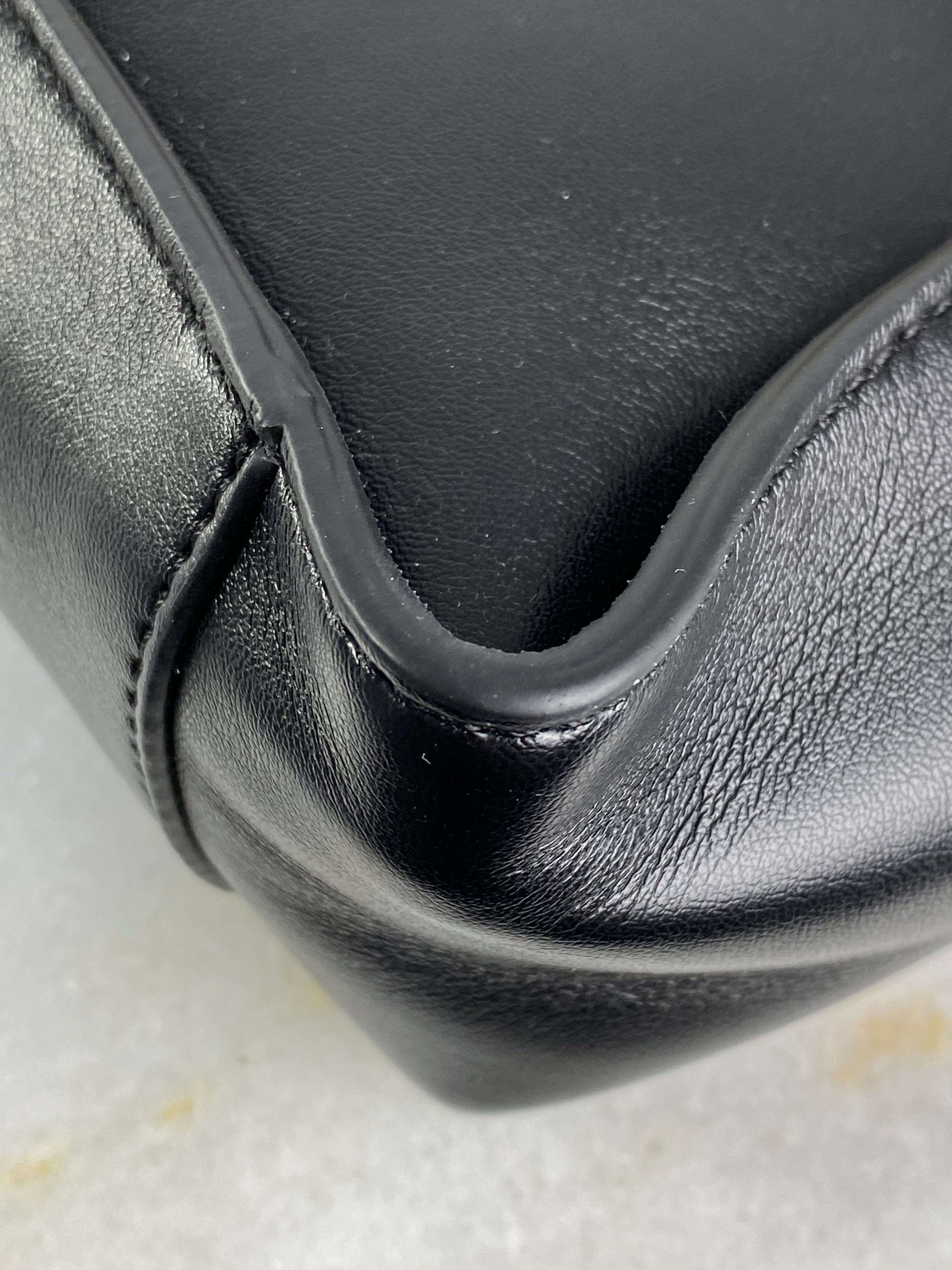 Stella Mccartney Black Logo Crossbody Bag