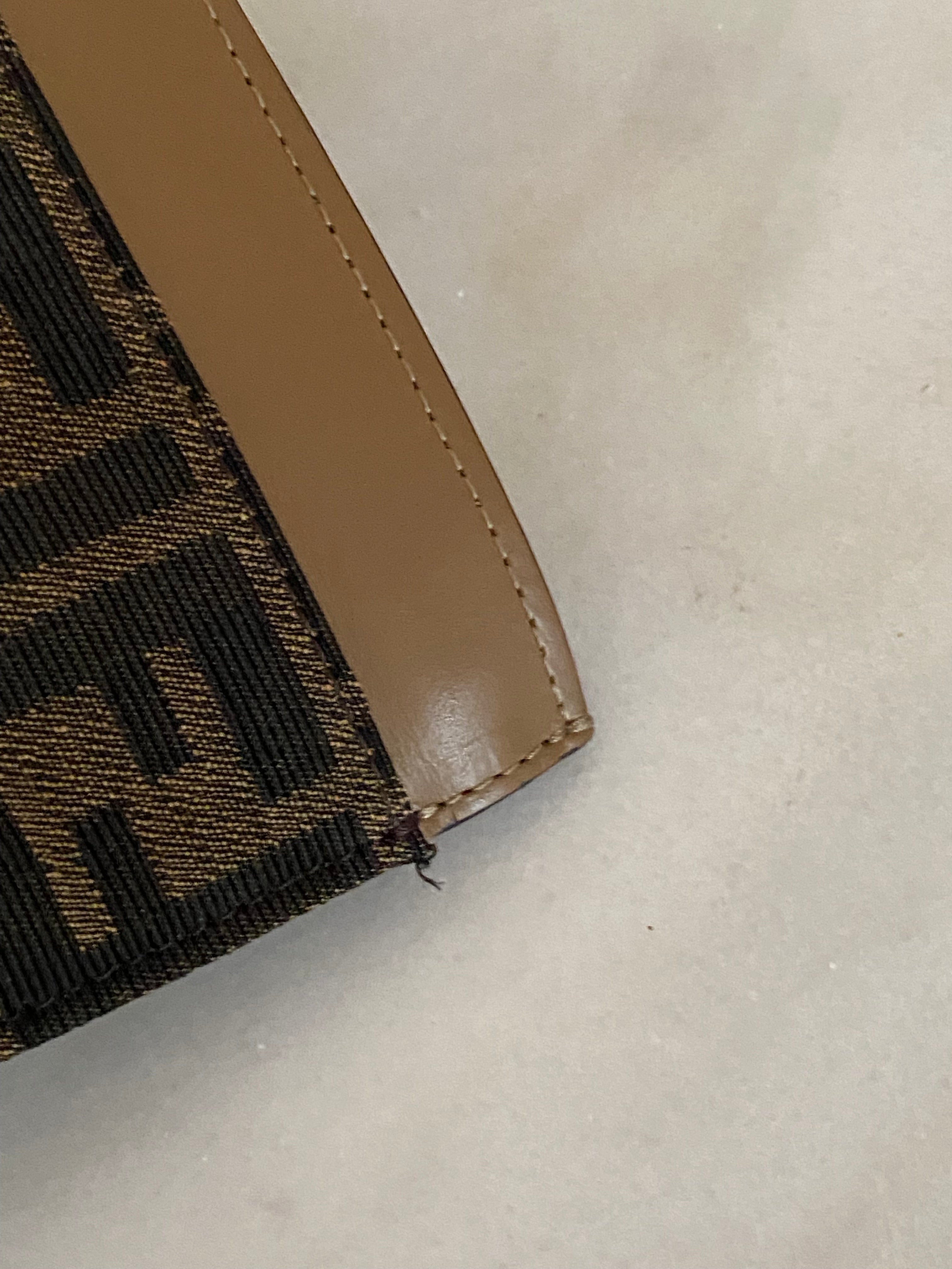 Fendi Brown FF Pouch