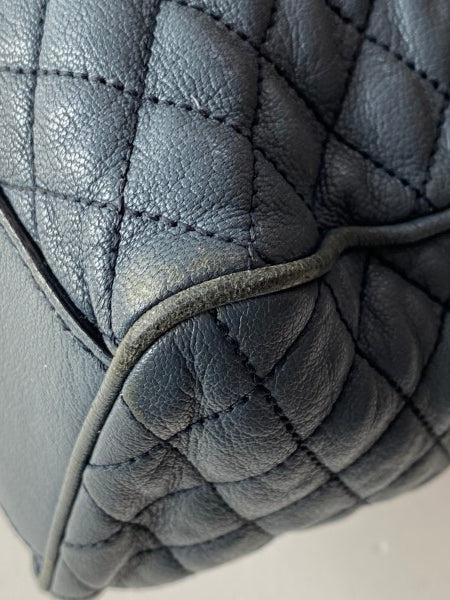 Dolce & Gabbana Blue Quilted Lily Glam Tote Bag-handbag-Dolce & Gabbana-The Closet Egypt