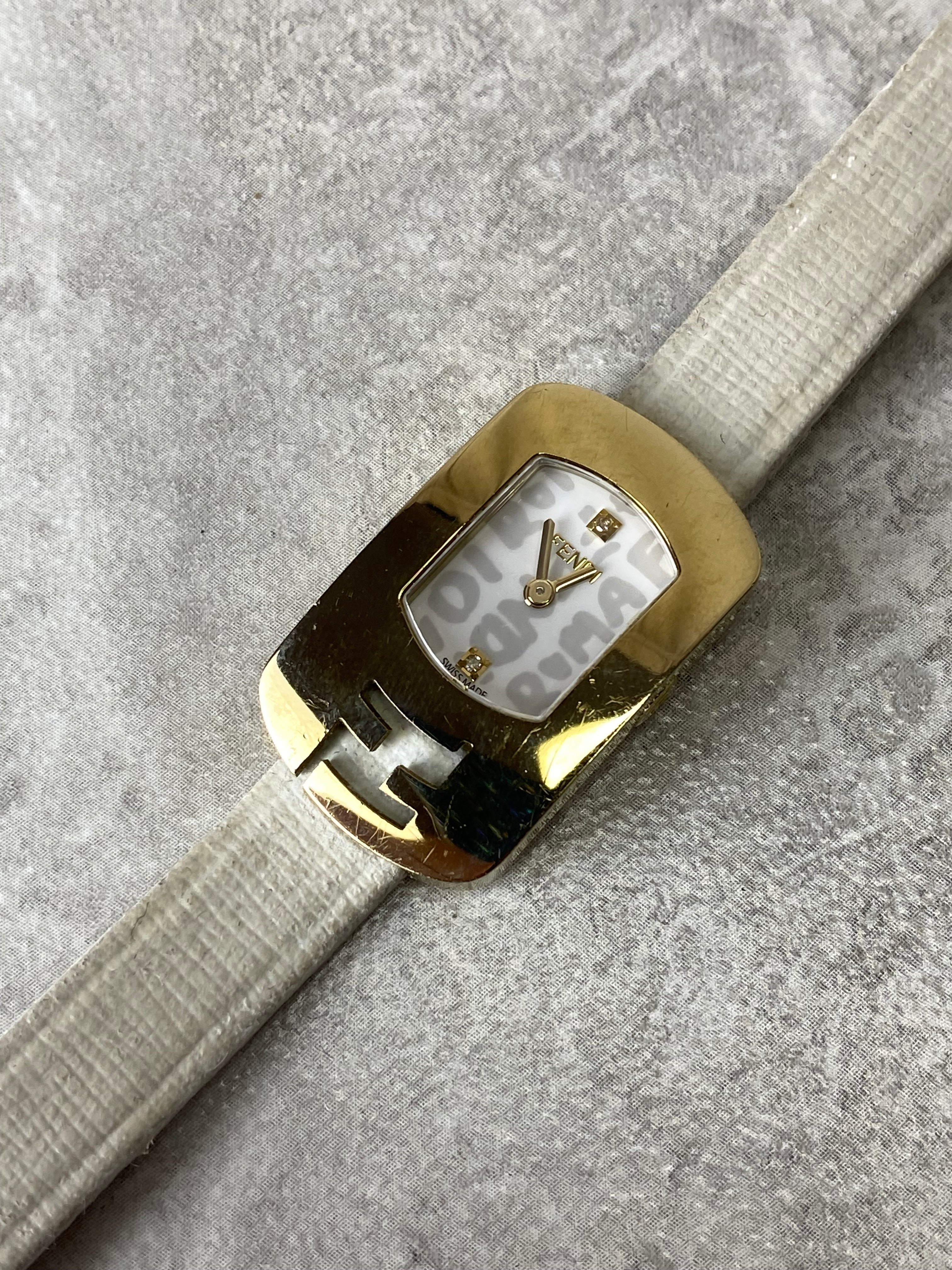 Fendi Gold Small Watch-Watch-Fendi-The Closet Egypt