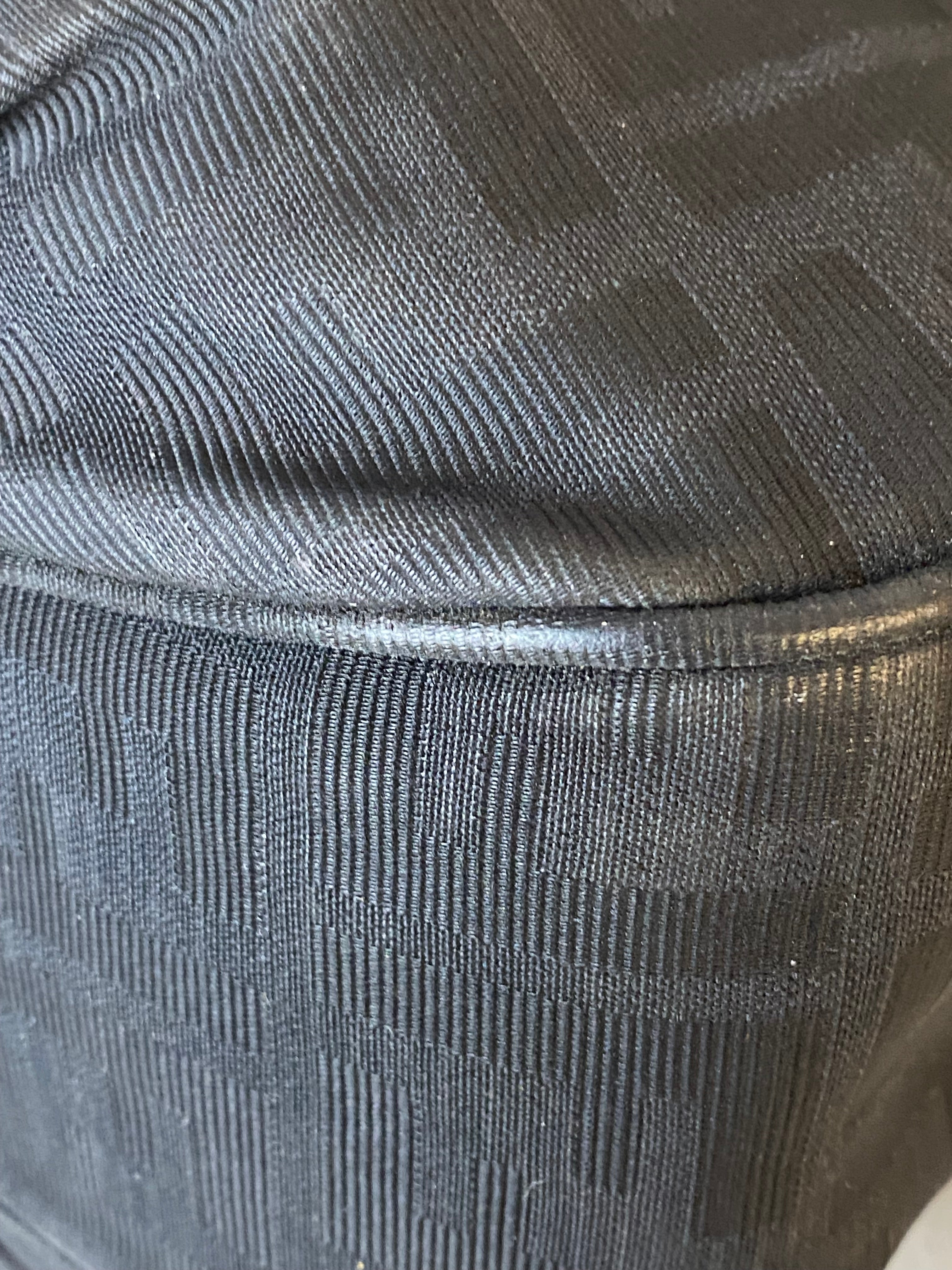 Fendi Black Mia FF Fabric Shoulder Bag-handbag-Fendi-The Closet Egypt