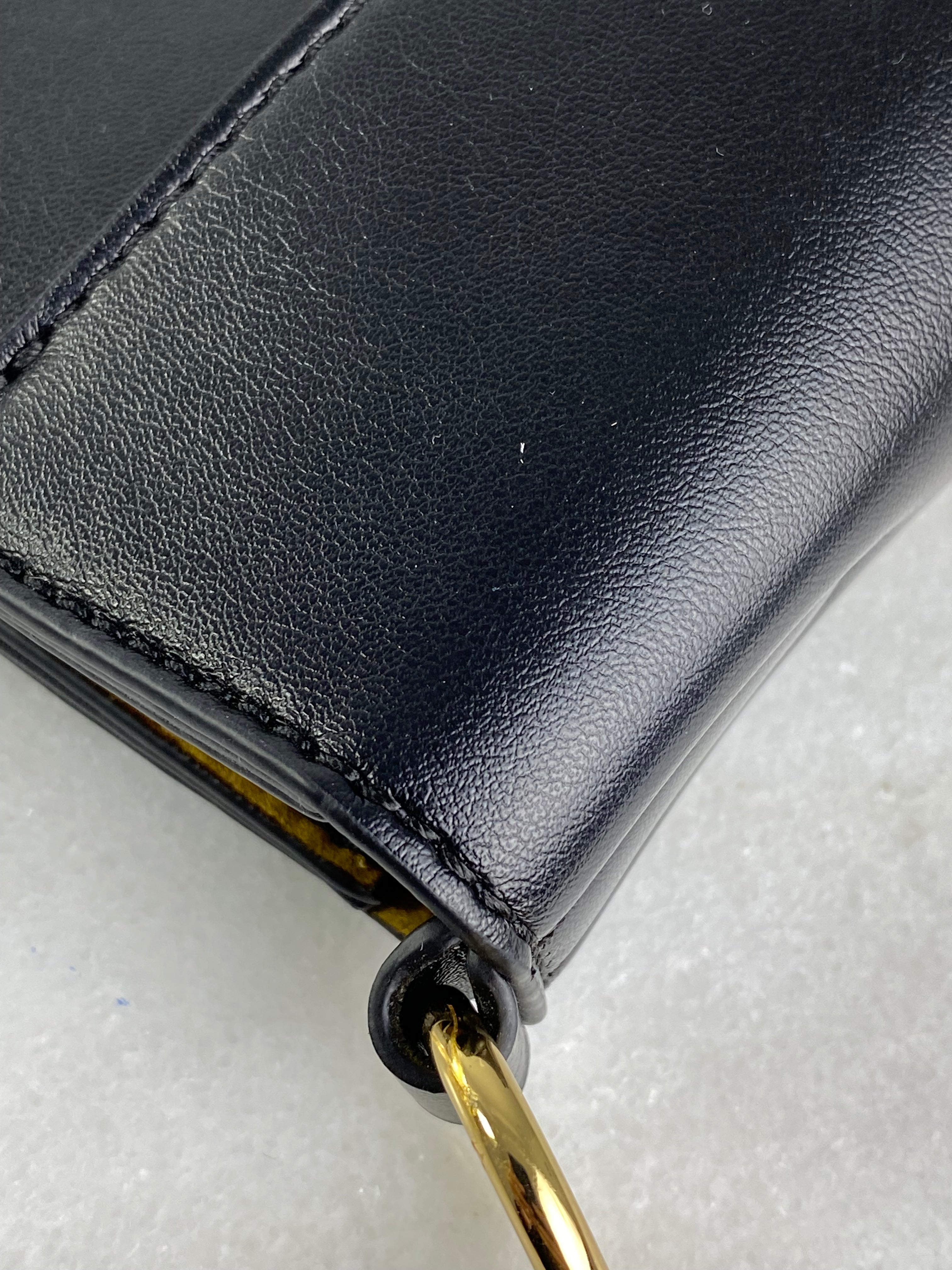 Stella Mccartney Black Logo Crossbody Bag