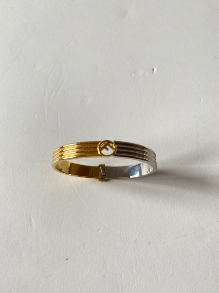 Fendi Bicolor F Bracelet-Bracelet-Fendi-The Closet Egypt