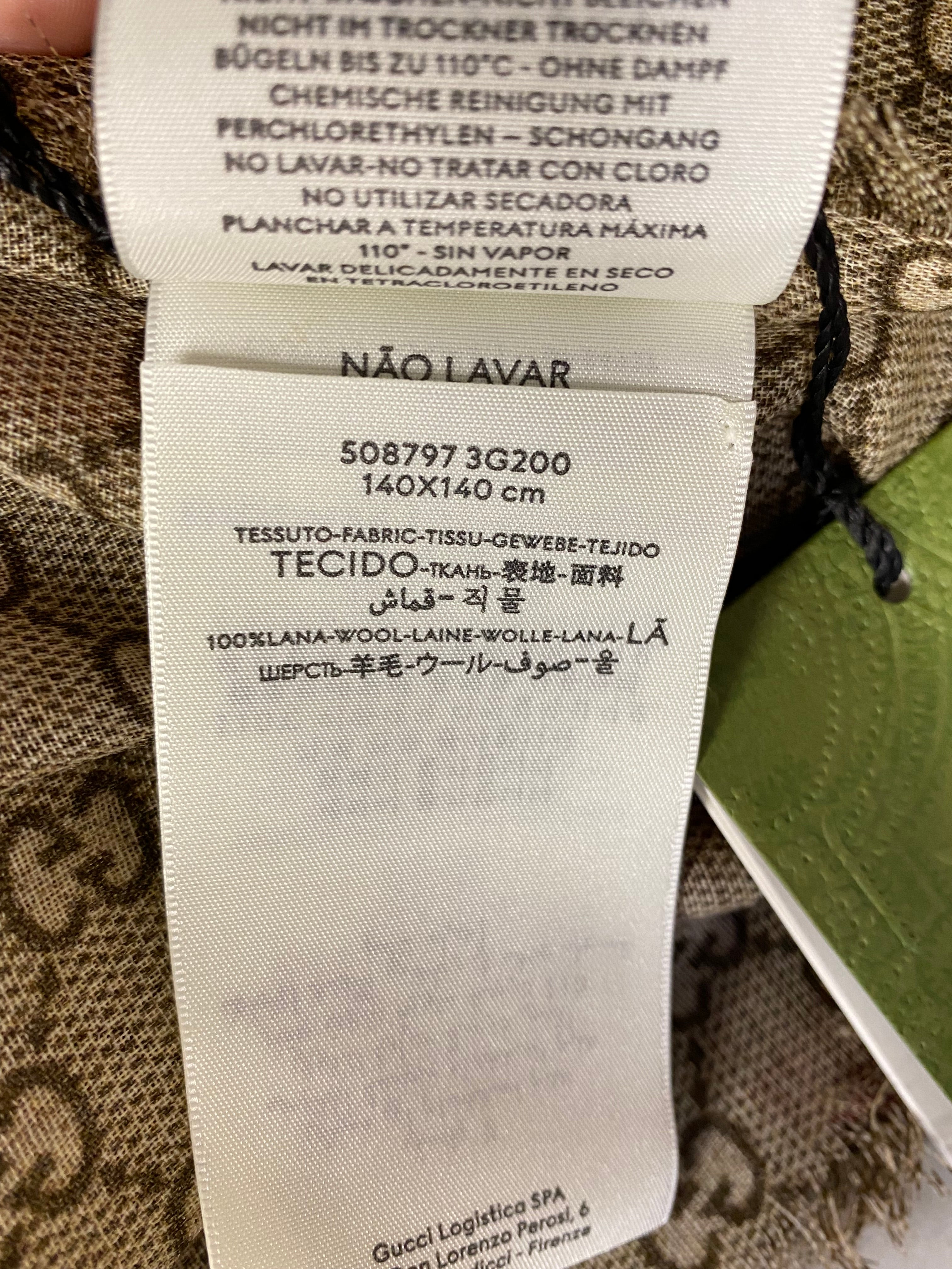 Gucci Bicolor GG Floral Scarf-Scarf-Gucci-The Closet Egypt