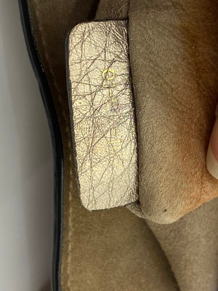 Christian Dior Metallic Gold Lady Dior Cannage Medium Bag-handbag-Christian Dior-The Closet Egypt