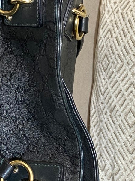 Gucci Black GG Guccissima Interlocking Tote Bag-handbag-Gucci-The Closet Egypt