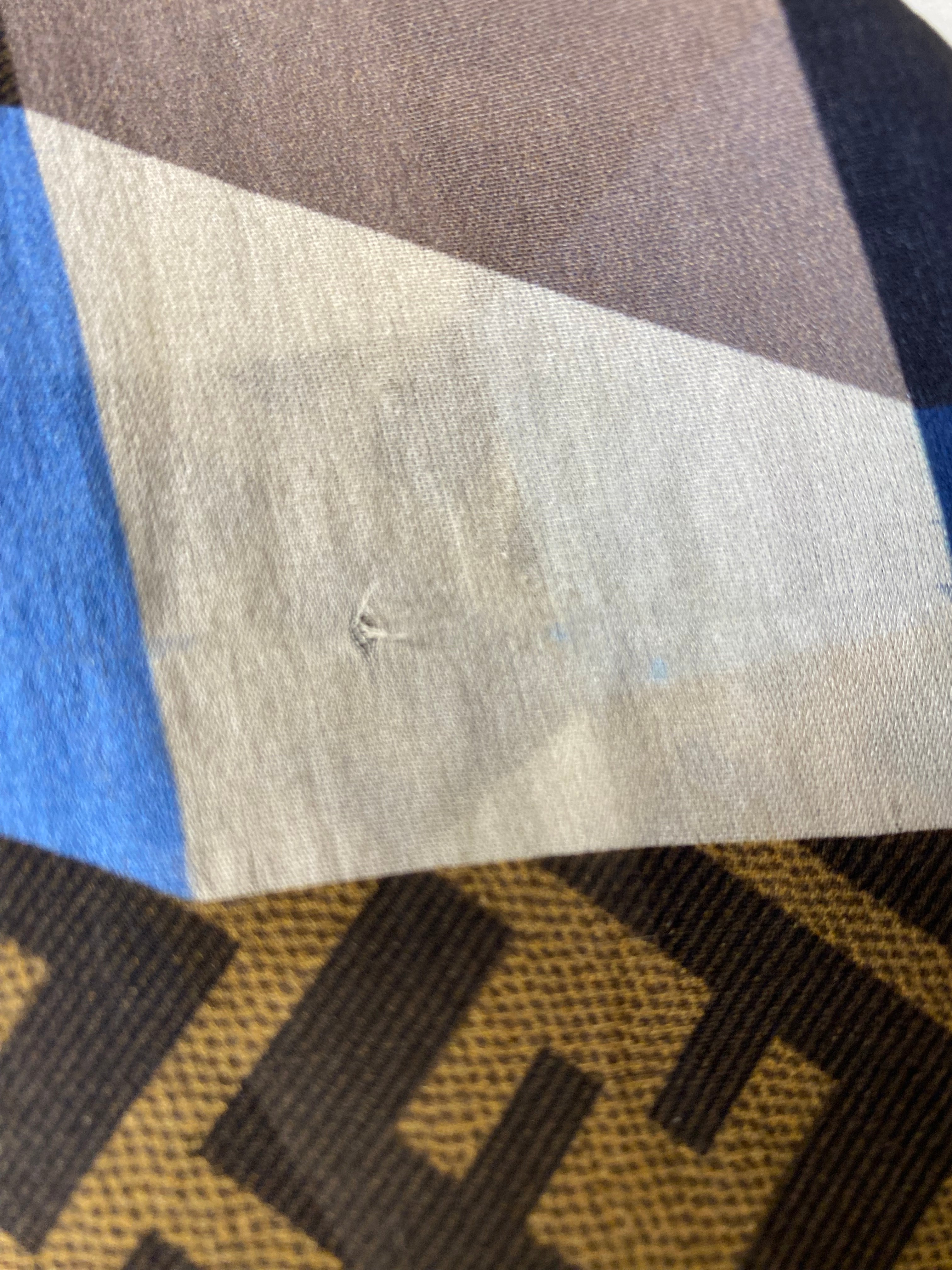 Fendi Multicolor FF Long Silk Scarf-Scarf-Fendi-The Closet Egypt