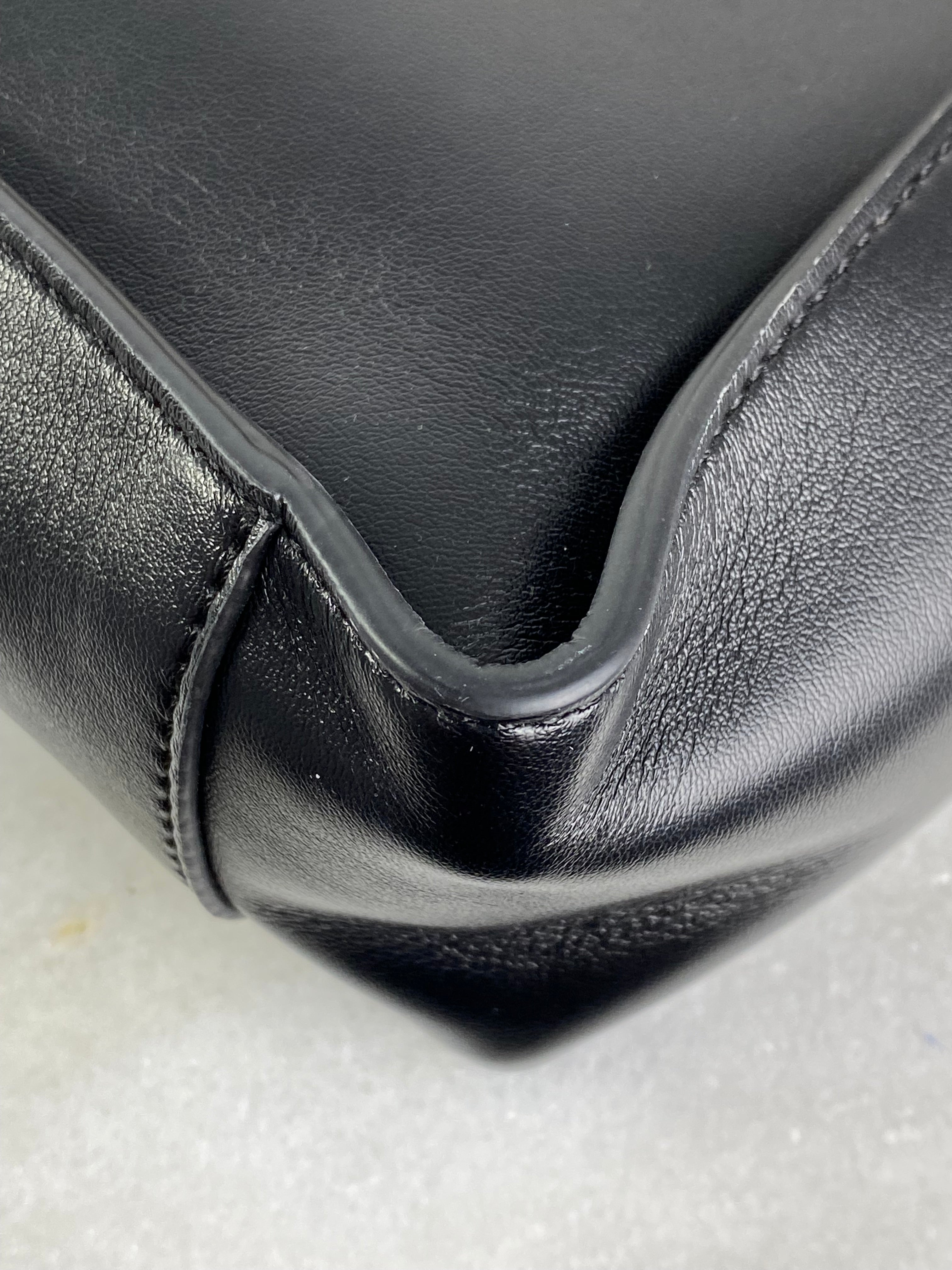 Stella Mccartney Black Logo Crossbody Bag