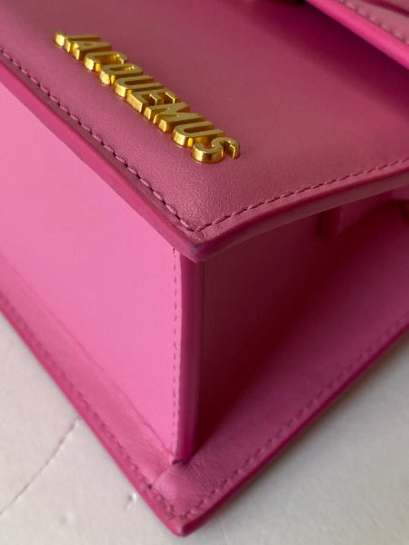 Jacquemus Pink Le Chiquito Noeud Les Classiques Top Handle Bag-handbag-Jacquemus-The Closet Egypt