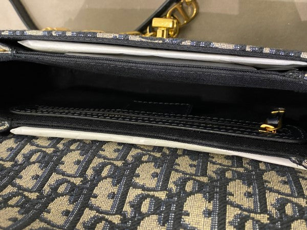 Christian Dior Navy Blue 30 Montaigne Avenue Oblique Bag-handbag-Christian Dior-The Closet Egypt