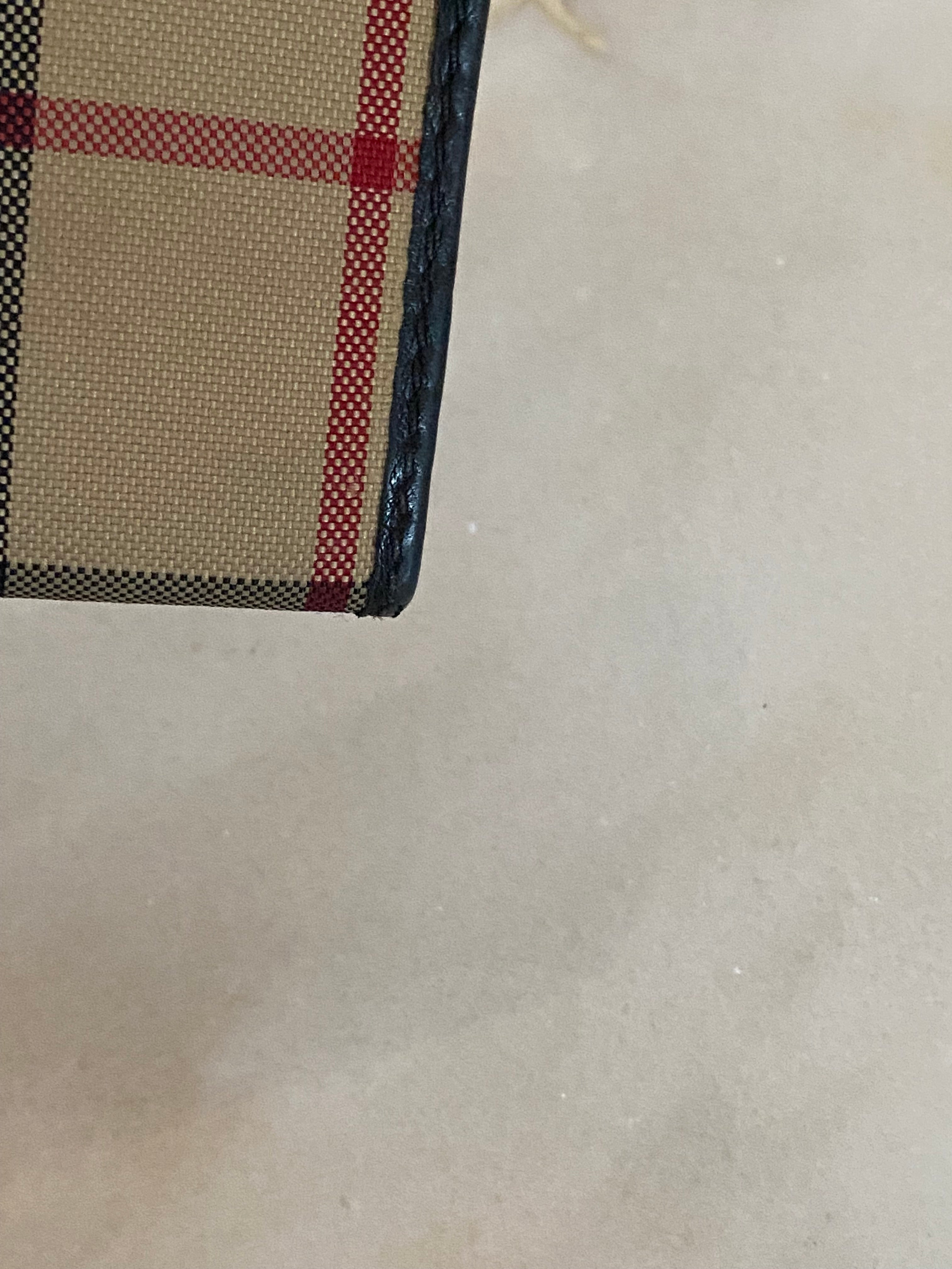 Burberry House Check Black Long Wallet-wallet-Burberry-The Closet Egypt