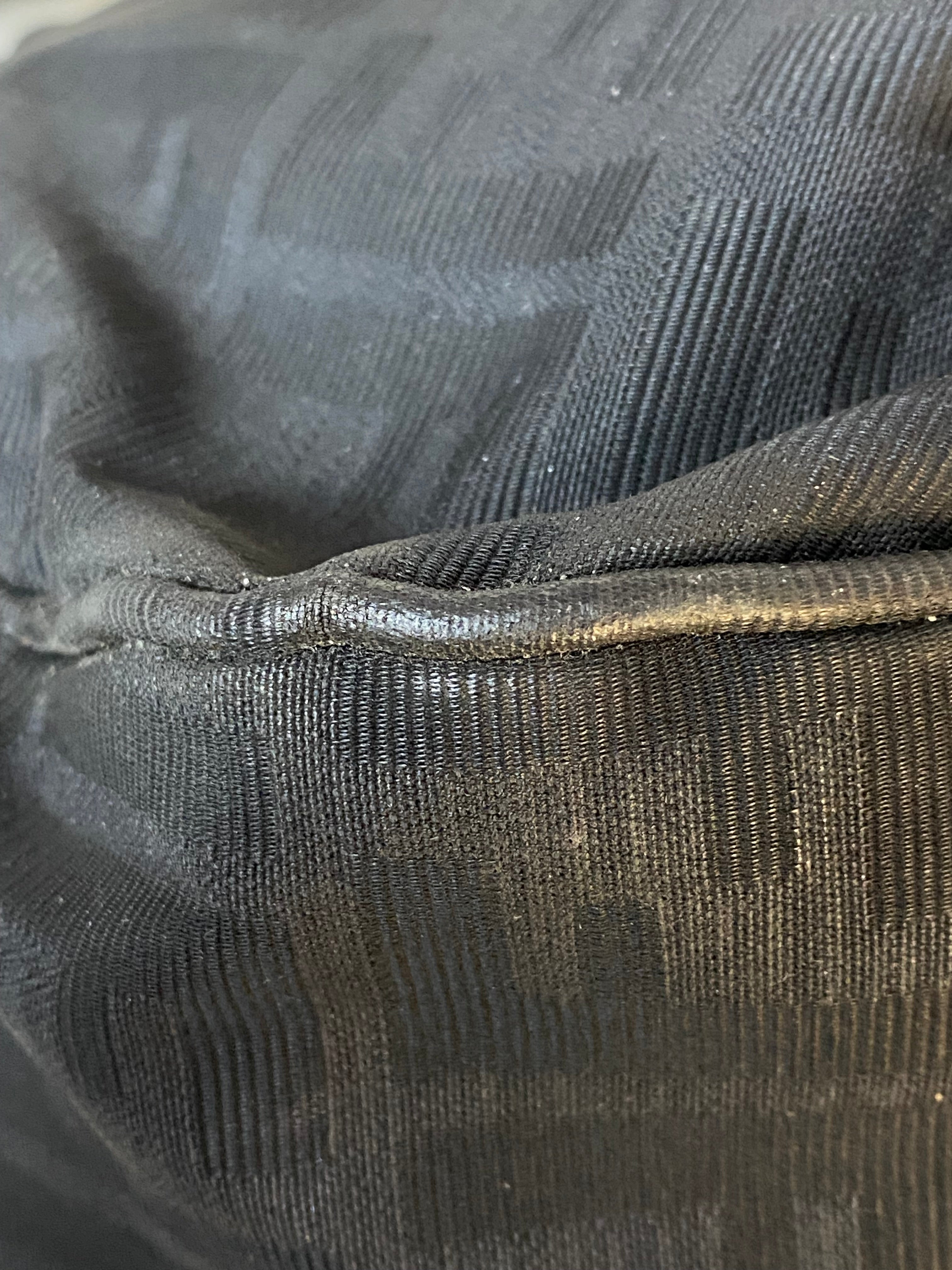 Fendi Black Mia FF Fabric Shoulder Bag-handbag-Fendi-The Closet Egypt