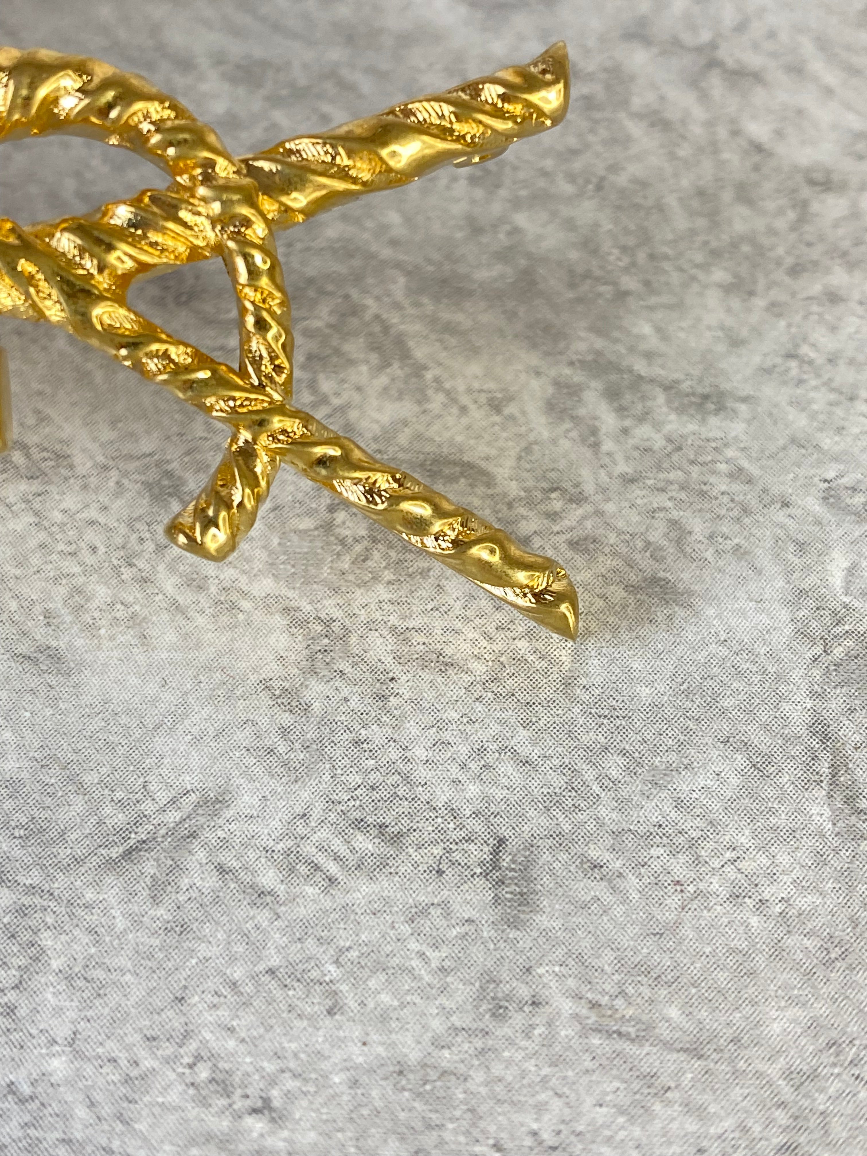 YSL Gold Brooch-Brooch-YSL-The Closet Egypt