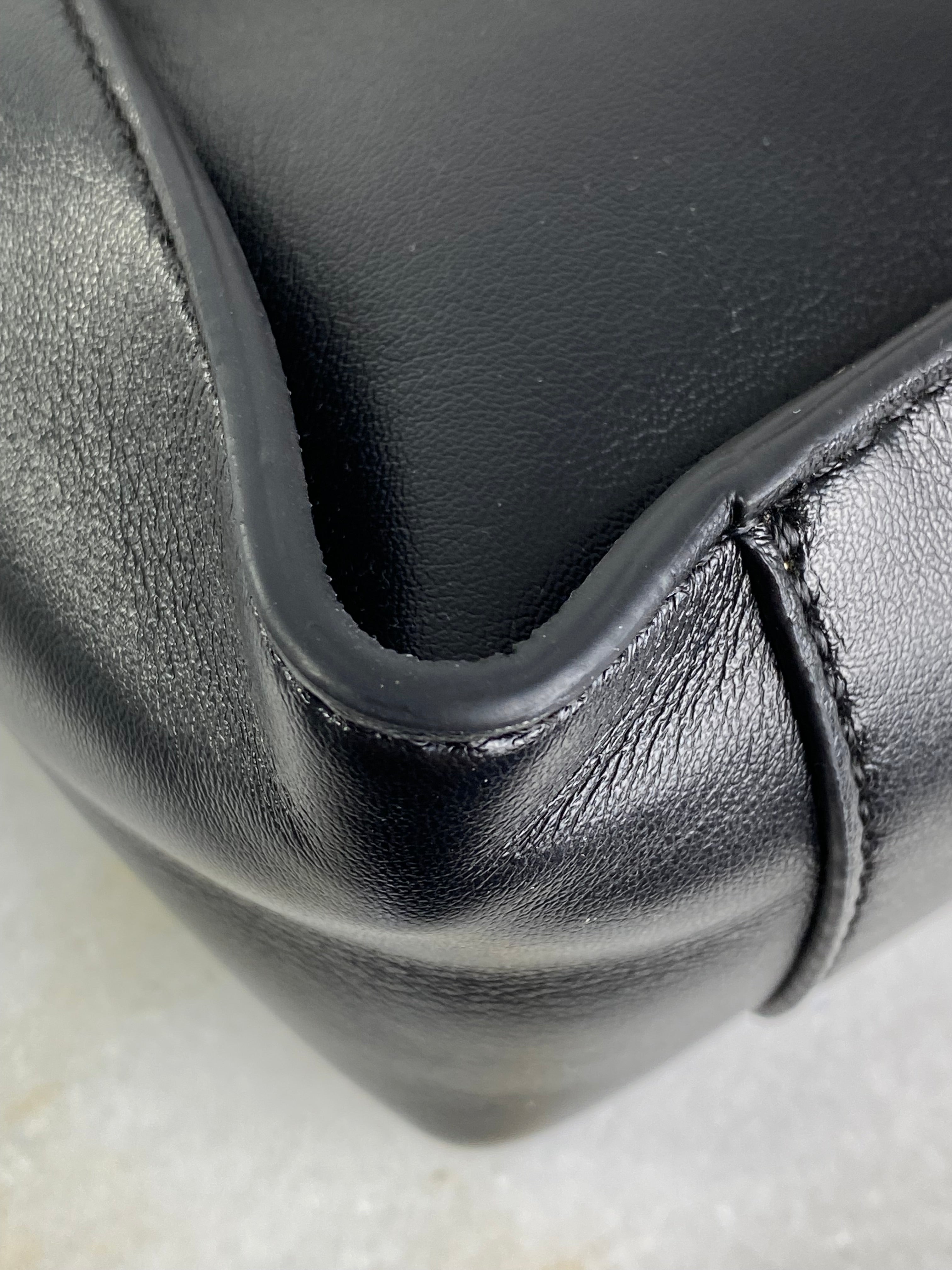 Stella Mccartney Black Logo Crossbody Bag