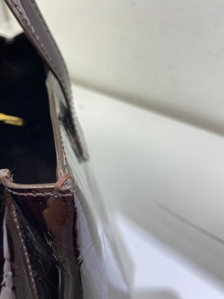 Louis Vuitton Burgundy Monogram Vernis Wilshire Tote Bag-handbag-Louis Vuitton-The Closet Egypt