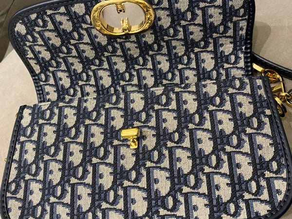 Christian Dior Navy Blue 30 Montaigne Avenue Oblique Bag-handbag-Christian Dior-The Closet Egypt