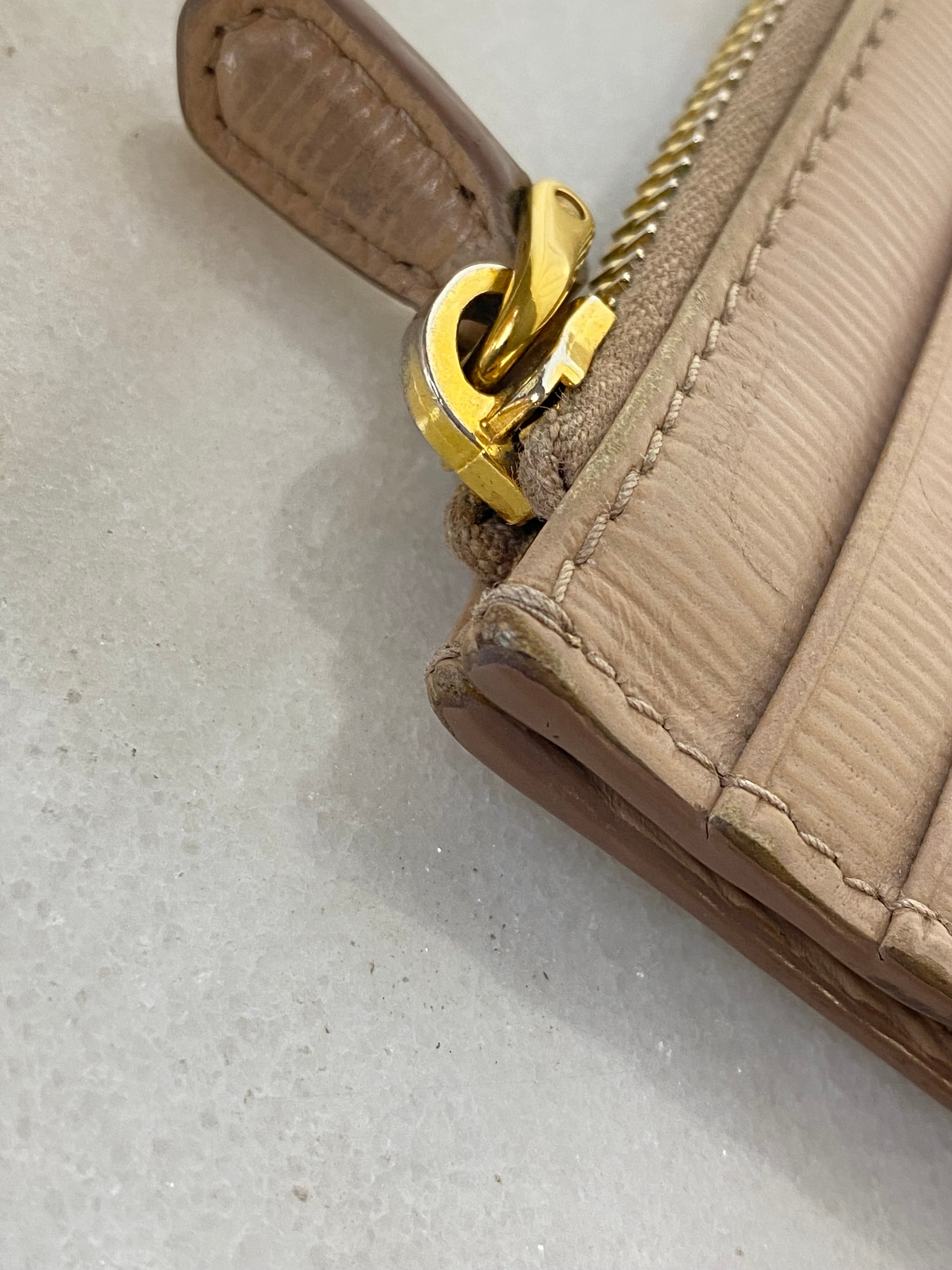 Prada Beige Card Holder-Card Holder-Prada-The Closet Egypt