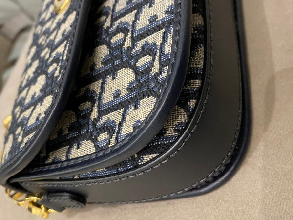 Christian Dior Navy Blue 30 Montaigne Avenue Oblique Bag-handbag-Christian Dior-The Closet Egypt