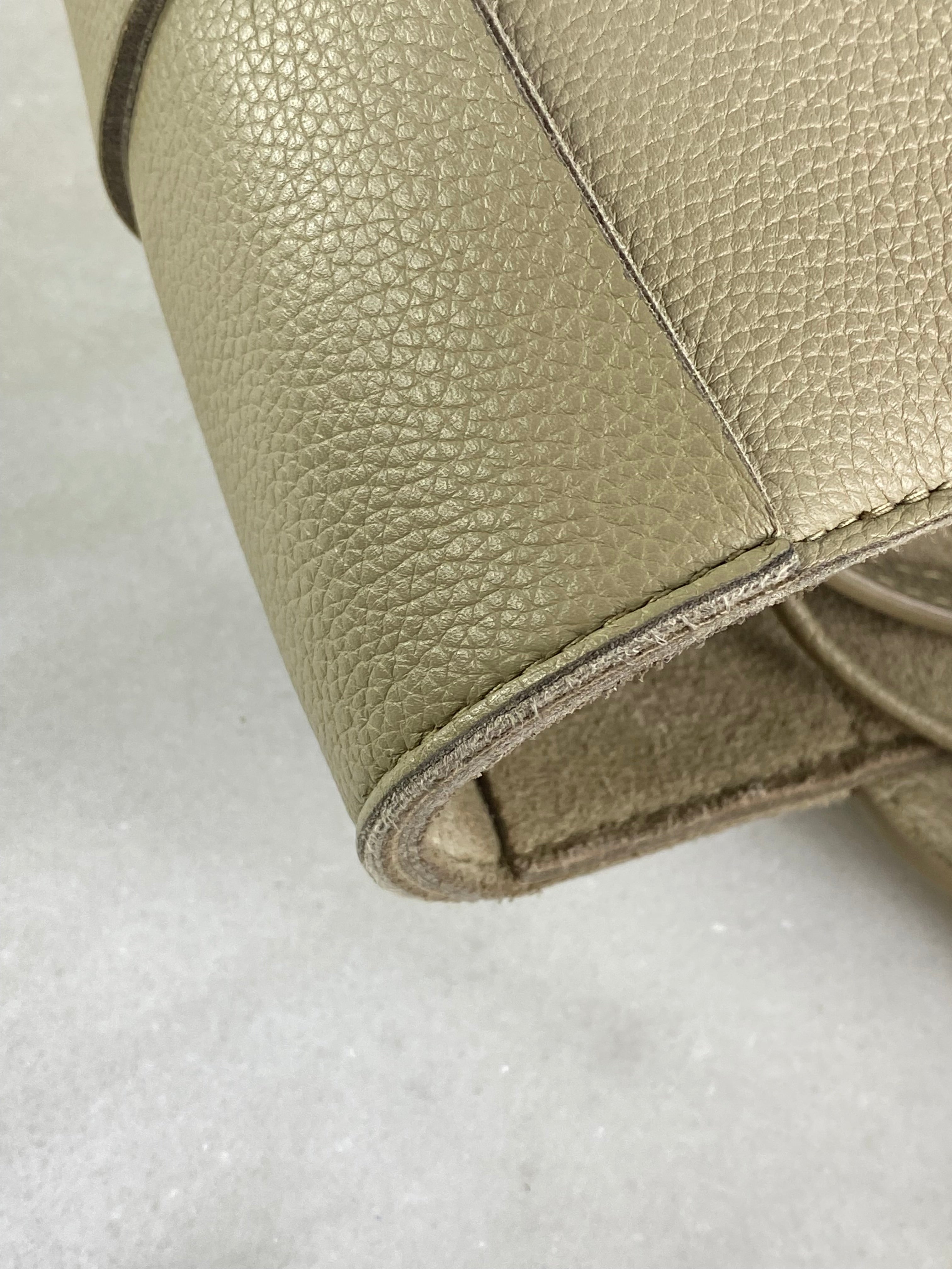 Bottega Veneta Grey Arco Mini Tote Bag W/ Pouch & Strap