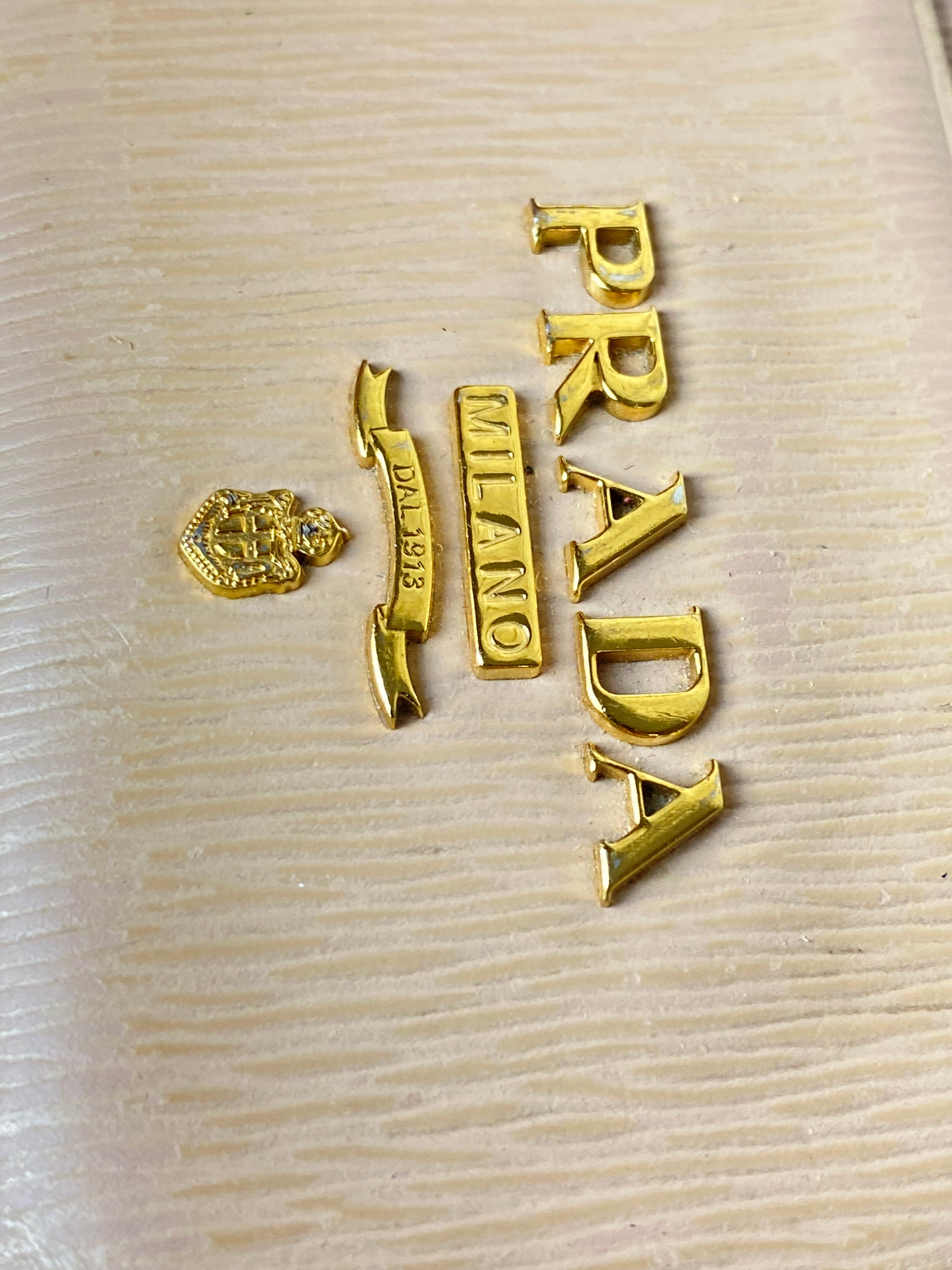 Prada Beige Card Holder-Card Holder-Prada-The Closet Egypt