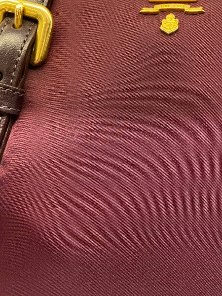 Prada Burgundy Waterproof Tote Bag-handbag-Prada-The Closet Egypt