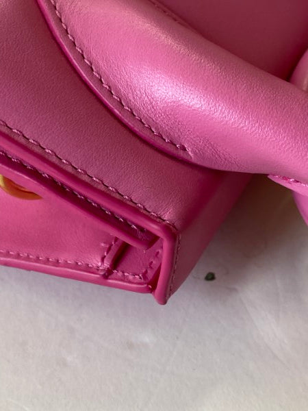 Jacquemus Pink Le Chiquito Noeud Les Classiques Top Handle Bag-handbag-Jacquemus-The Closet Egypt