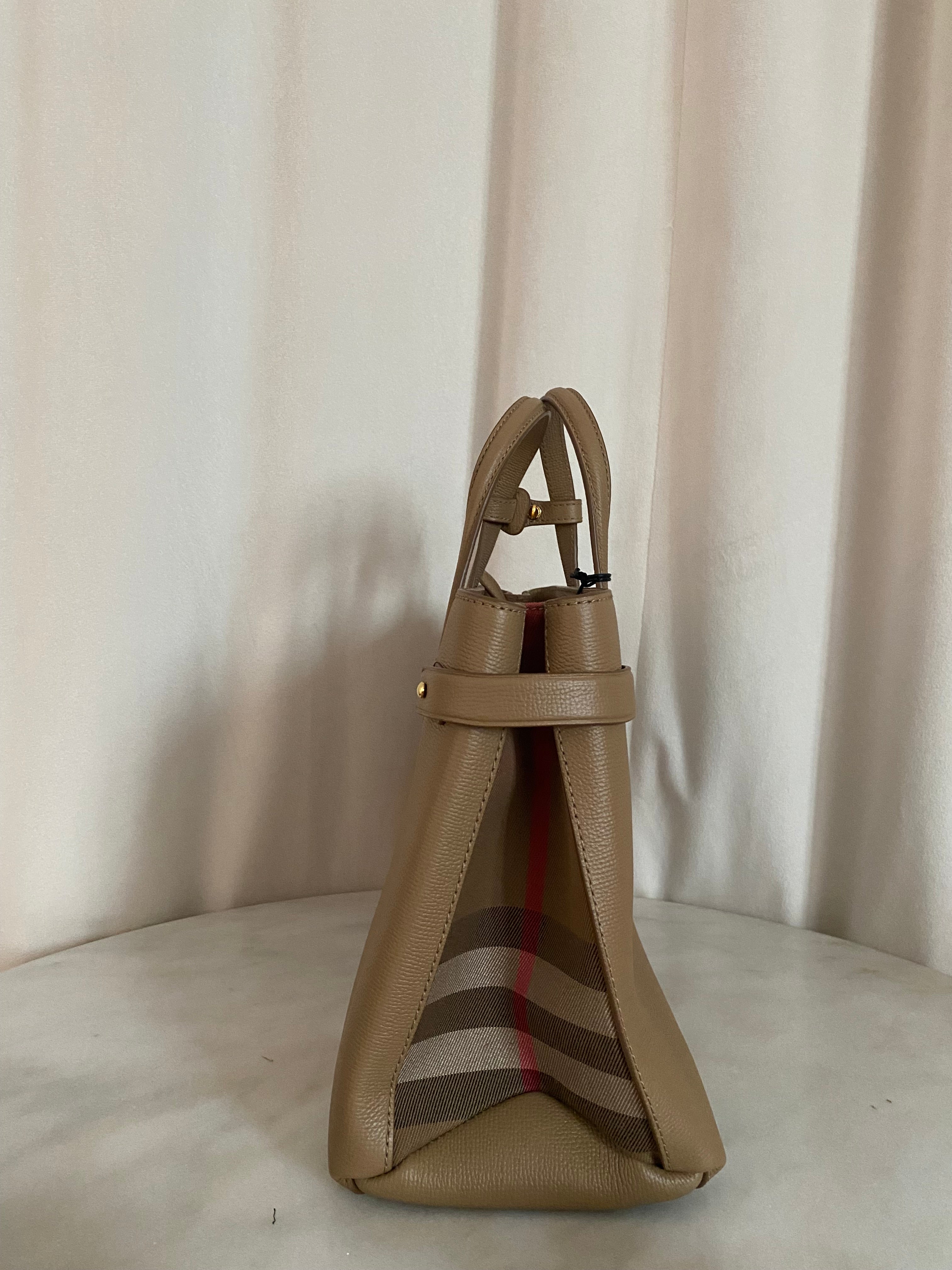 Burberry Beige Banner Medium Tote Bag