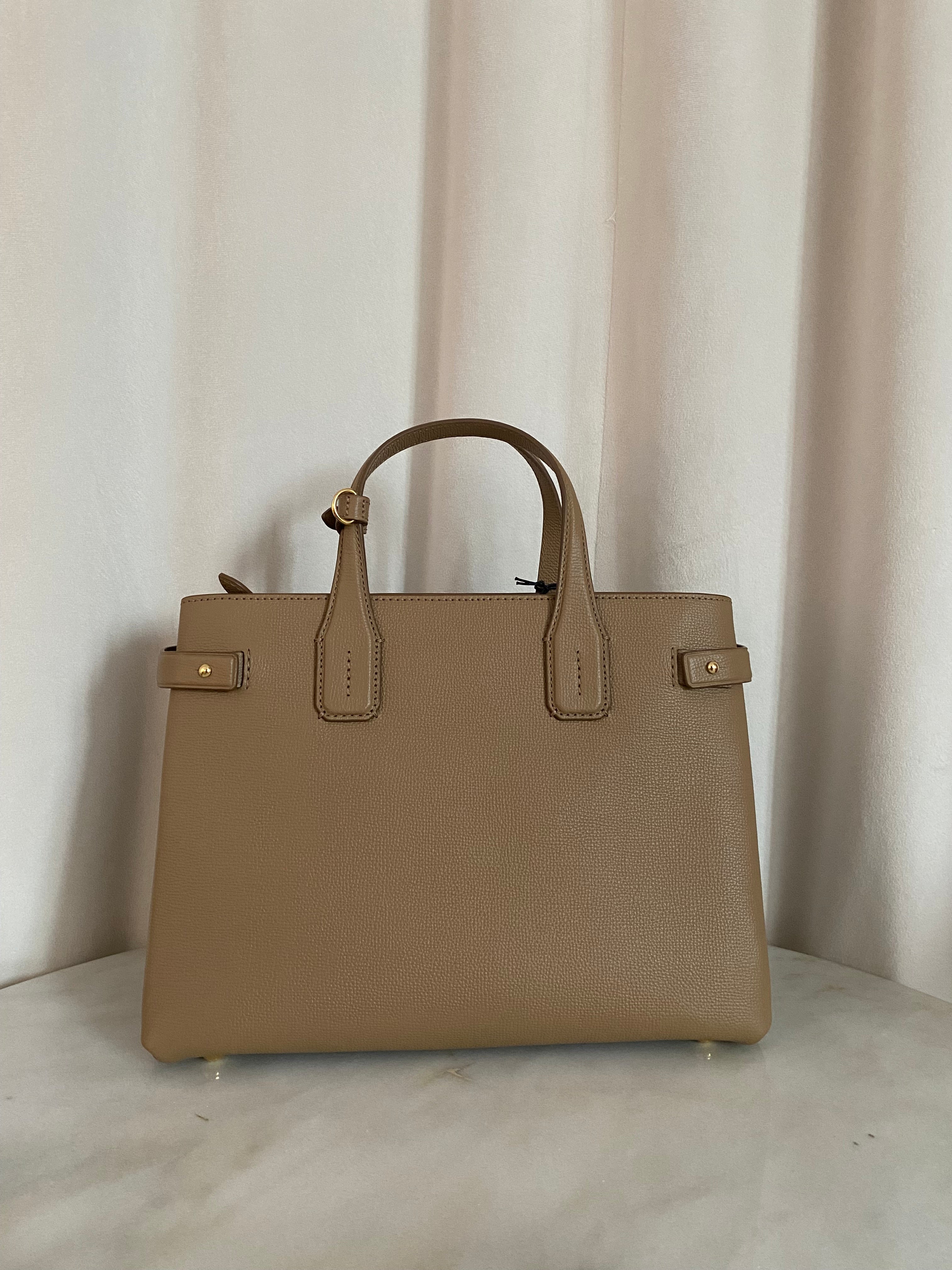 Burberry Beige Banner Medium Tote Bag