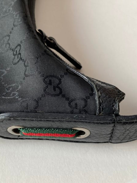 Gucci Black GG Nylon Hobo Bag-handbag-Gucci-The Closet Egypt