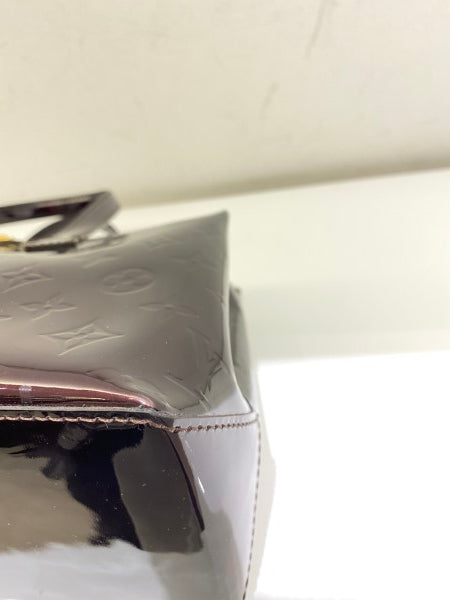 Louis Vuitton Burgundy Monogram Vernis Wilshire Tote Bag-handbag-Louis Vuitton-The Closet Egypt