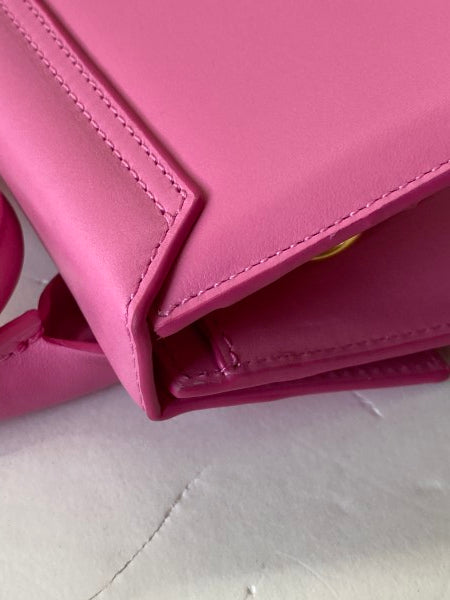 Jacquemus Pink Le Chiquito Noeud Les Classiques Top Handle Bag-handbag-Jacquemus-The Closet Egypt