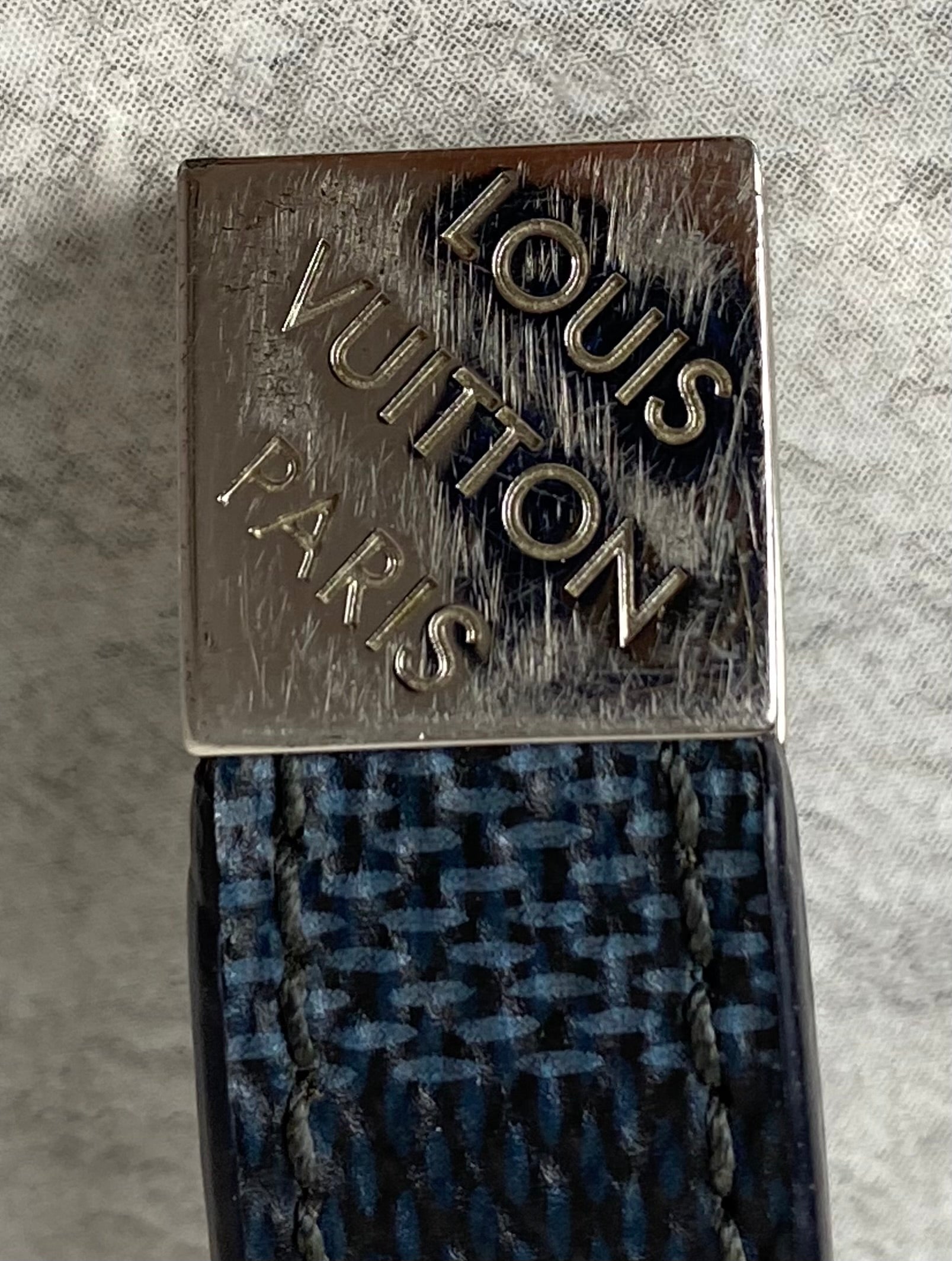 Louis Vuitton Damier Navy Cobalt Pull It Reversible Bracelet-Bracelet-Louis Vuitton-The Closet Egypt