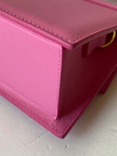 Jacquemus Pink Le Chiquito Noeud Les Classiques Top Handle Bag-handbag-Jacquemus-The Closet Egypt