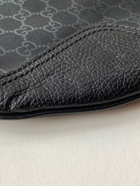 Gucci Black GG Nylon Hobo Bag-handbag-Gucci-The Closet Egypt