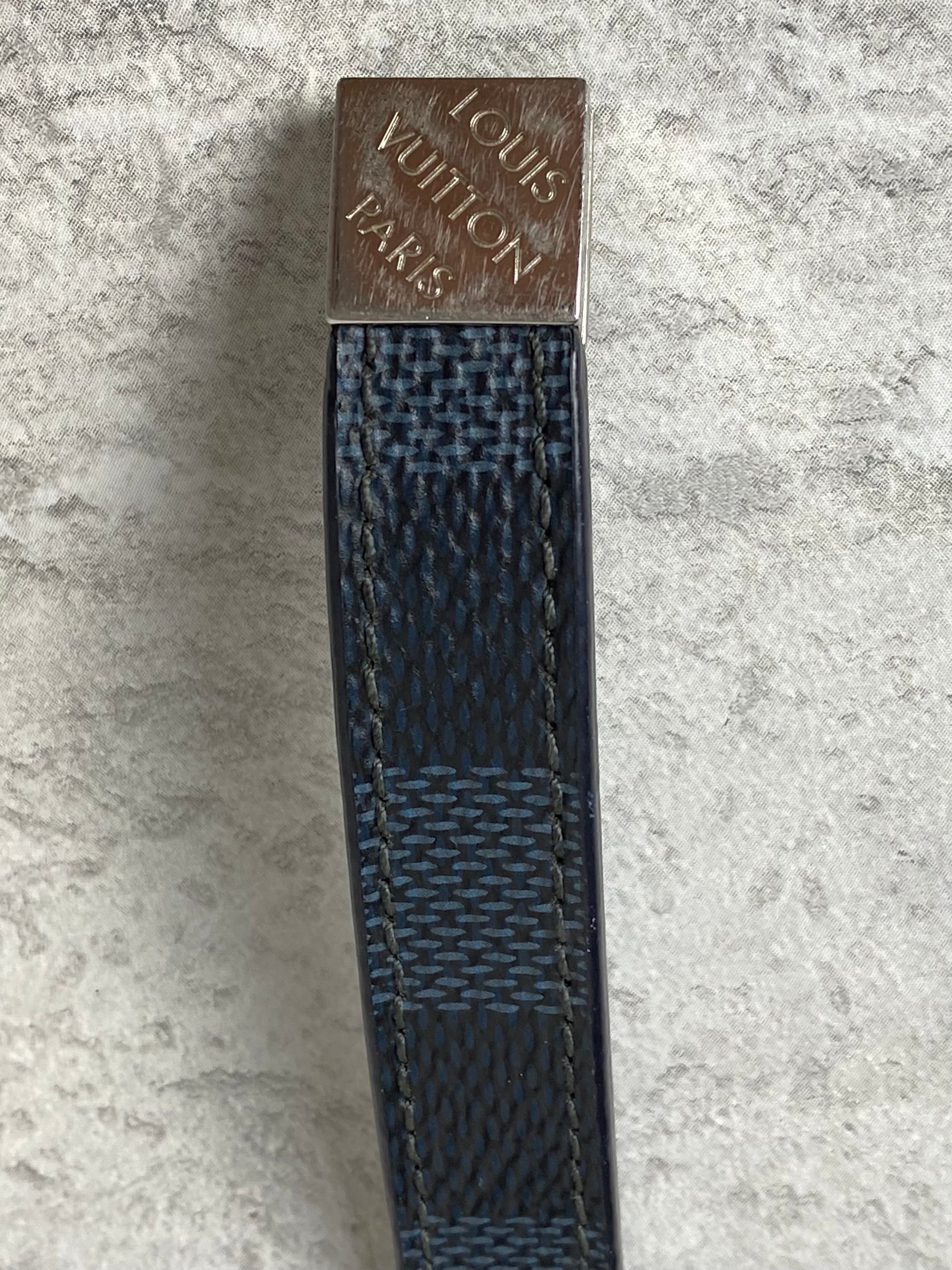 Louis Vuitton Damier Navy Cobalt Pull It Reversible Bracelet-Bracelet-Louis Vuitton-The Closet Egypt