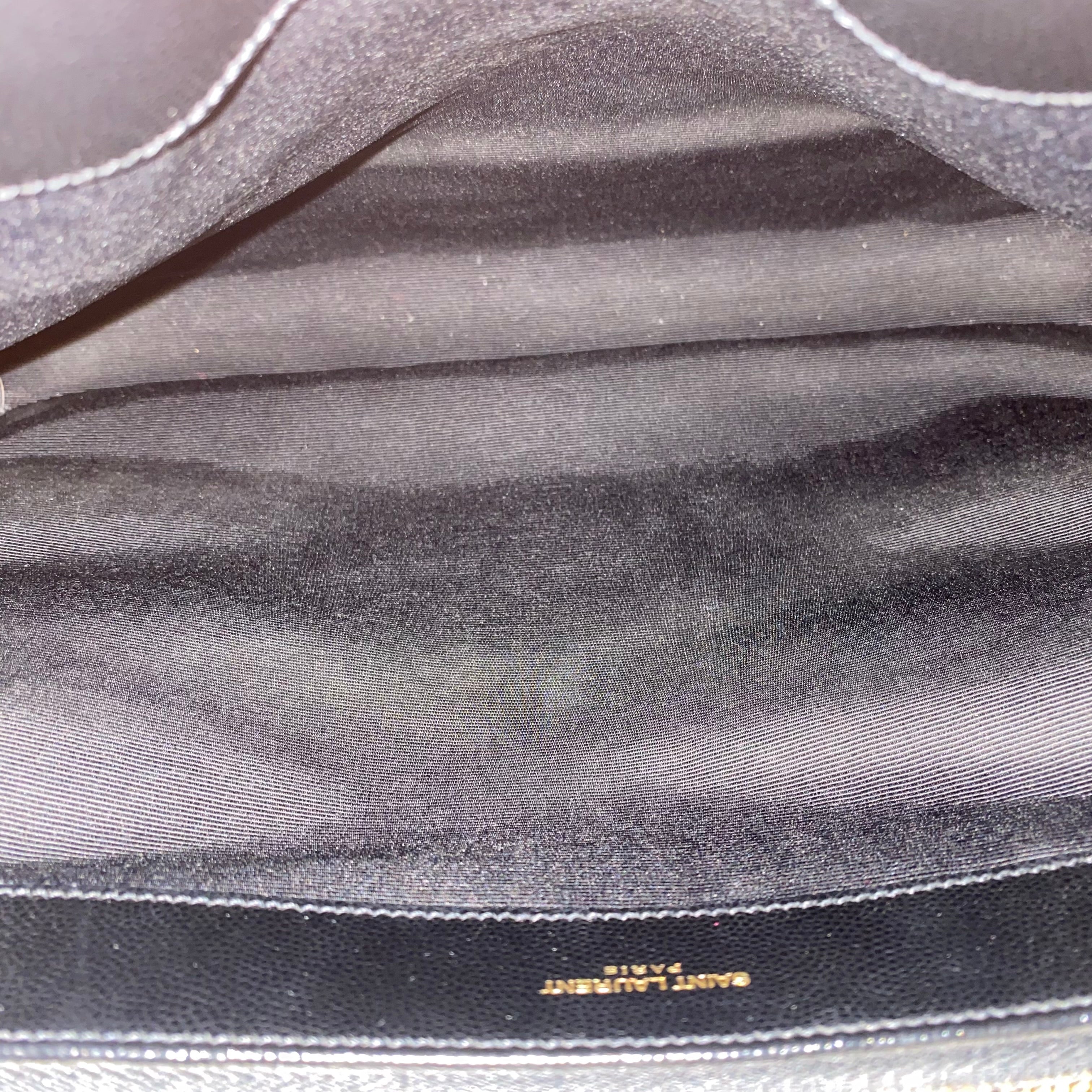 YSL Black Monogram Shopping Bag-handbag-YSL-The Closet Egypt