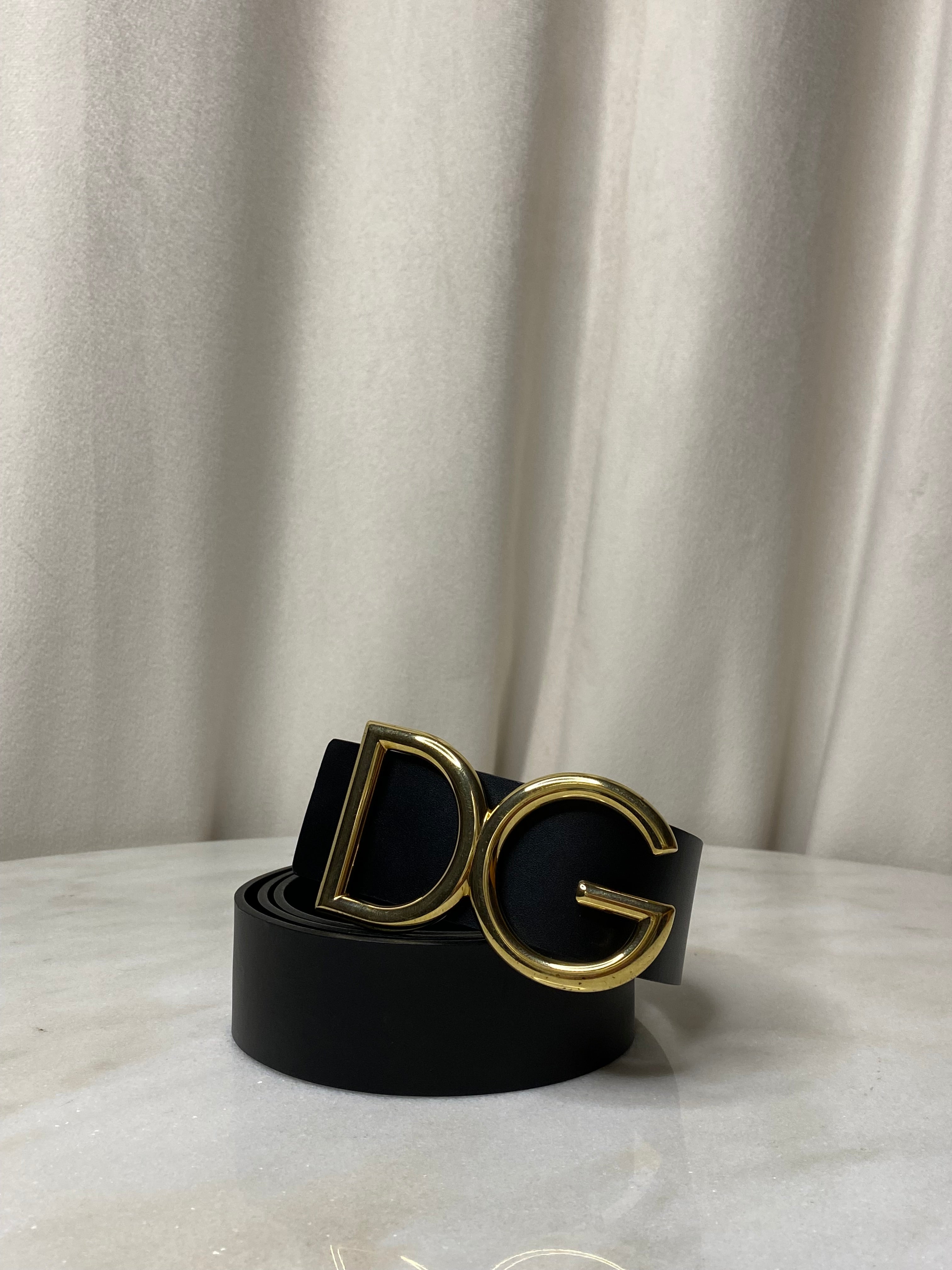 Dolce & Gabbana Black DG Belt-Belt-Dolce & Gabbana-The Closet Egypt