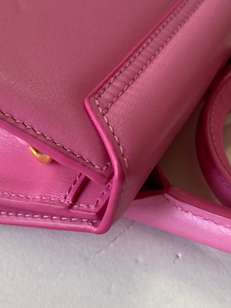 Jacquemus Pink Le Chiquito Noeud Les Classiques Top Handle Bag-handbag-Jacquemus-The Closet Egypt