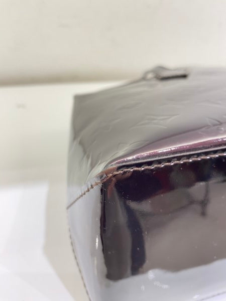 Louis Vuitton Burgundy Monogram Vernis Wilshire Tote Bag-handbag-Louis Vuitton-The Closet Egypt