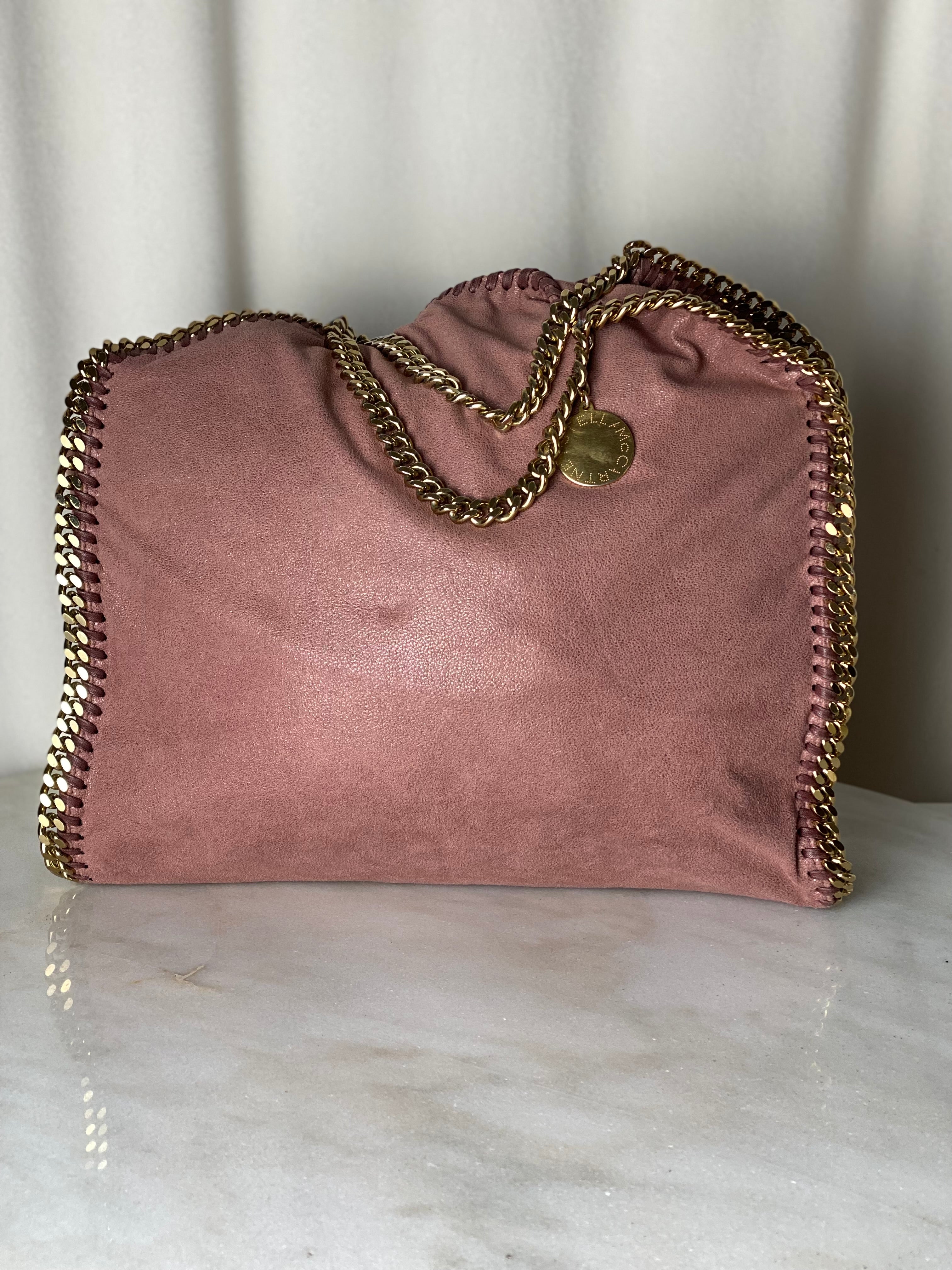 Stella Mccartney Nude Falabella Fold Over Bag-handbag-Stella Mccartney-The Closet Egypt