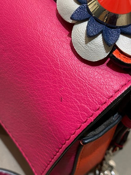 Fendi Teicolor Baguette Flower Medium Bag-handbag-Fendi-The Closet Egypt