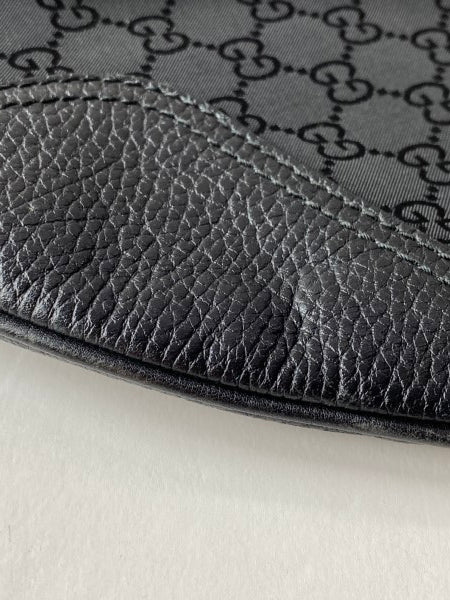 Gucci Black GG Nylon Hobo Bag-handbag-Gucci-The Closet Egypt