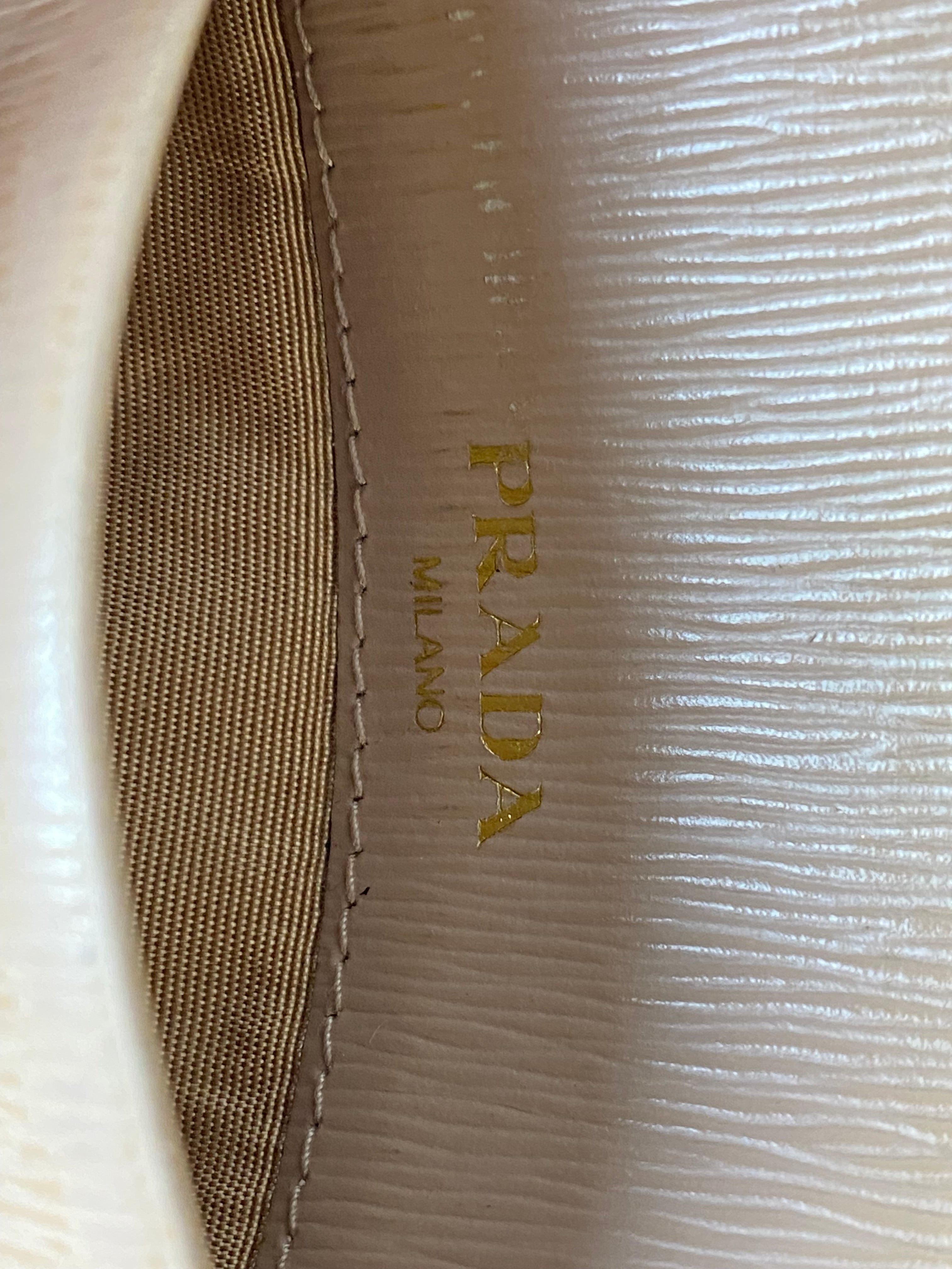 Prada Beige Card Holder-Card Holder-Prada-The Closet Egypt