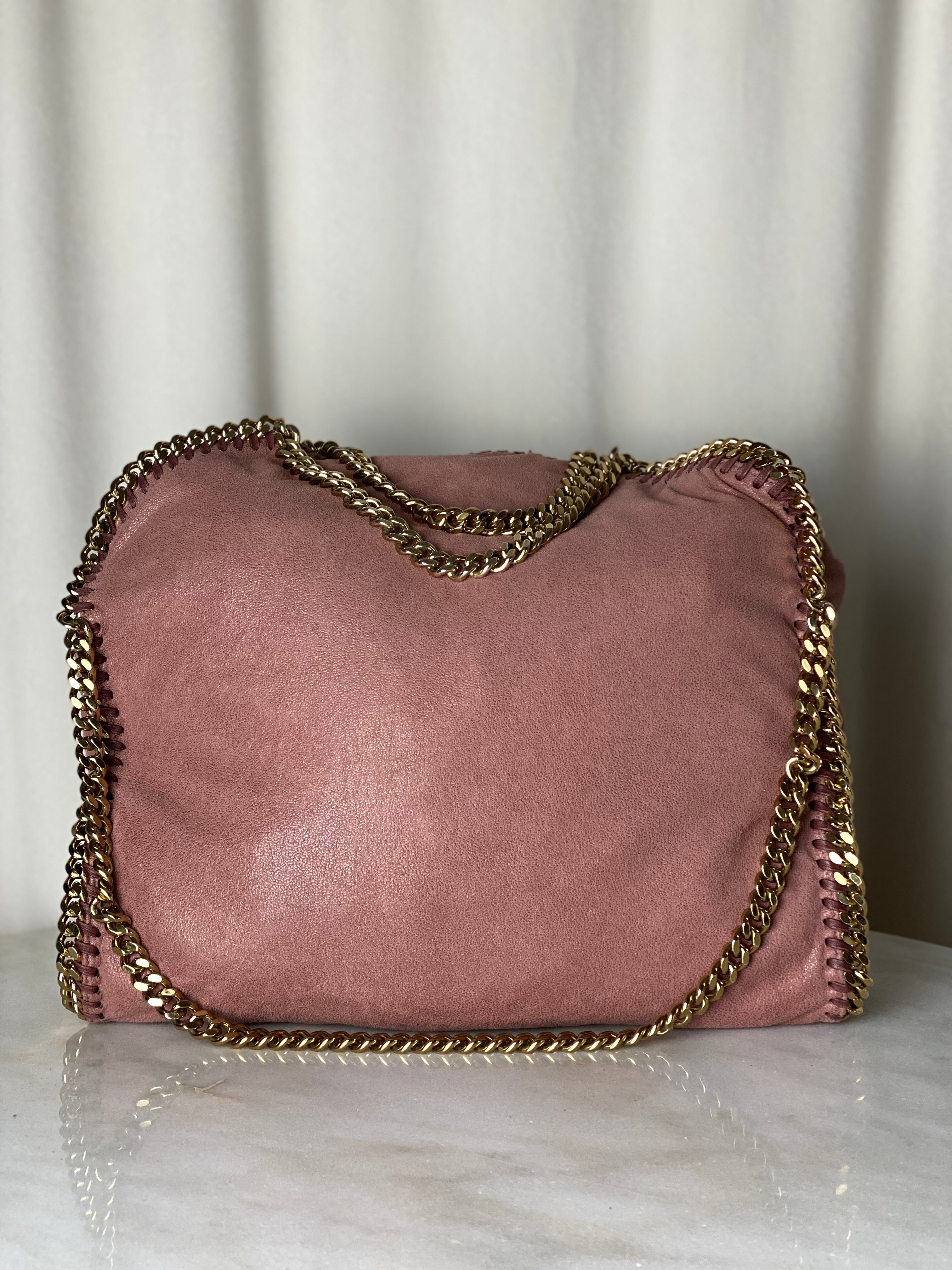 Stella Mccartney Nude Falabella Fold Over Bag-handbag-Stella Mccartney-The Closet Egypt