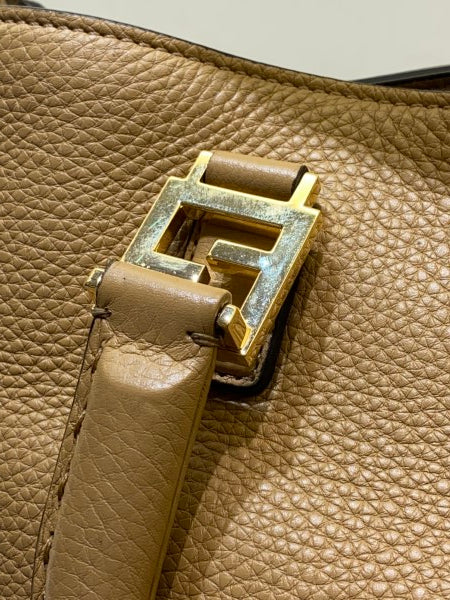 Fendi Beige 2 Way Tote Medium Bag-handbag-Fendi-The Closet Egypt
