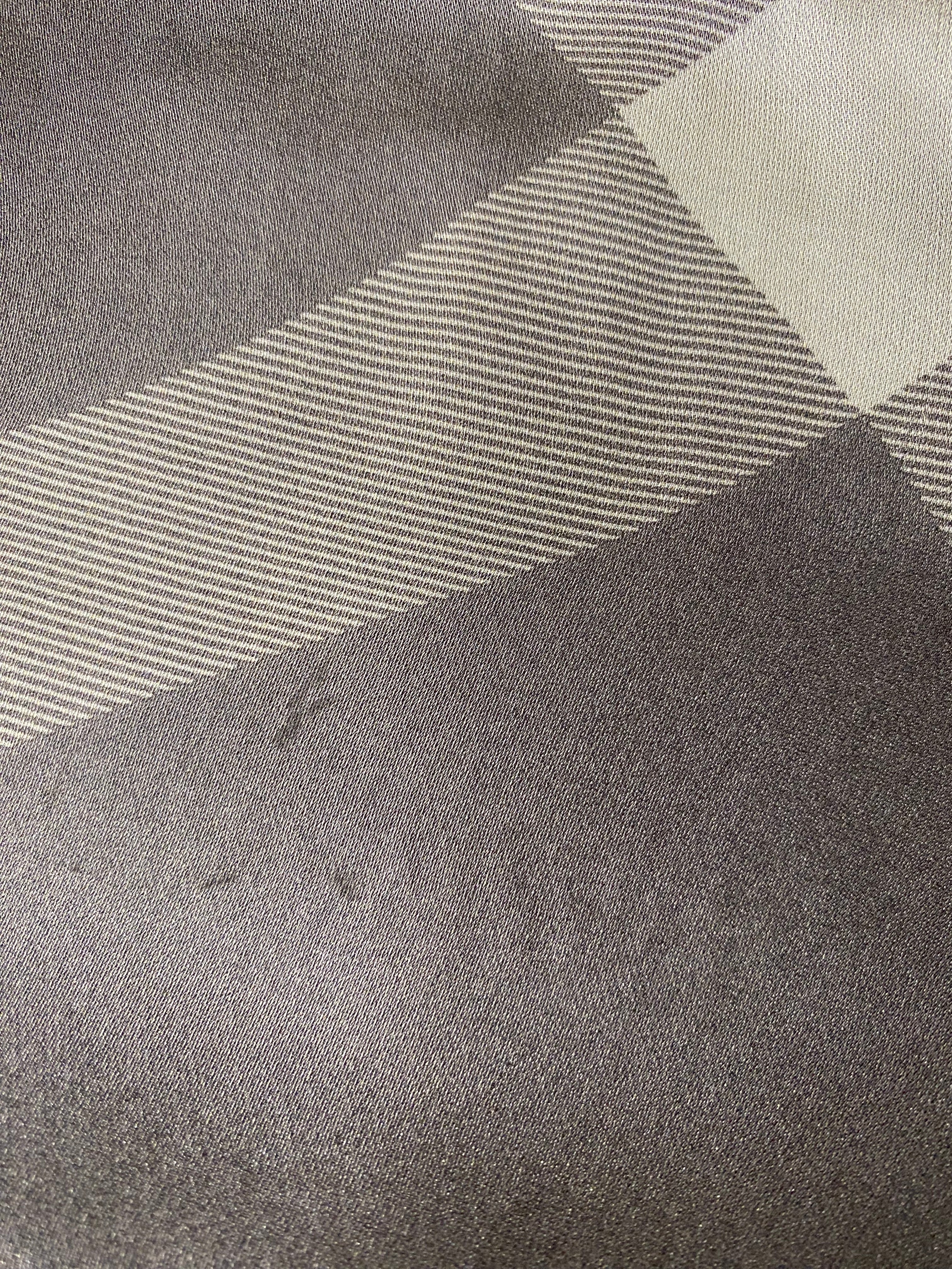 Burberry Tricolor Long Silk Scarf